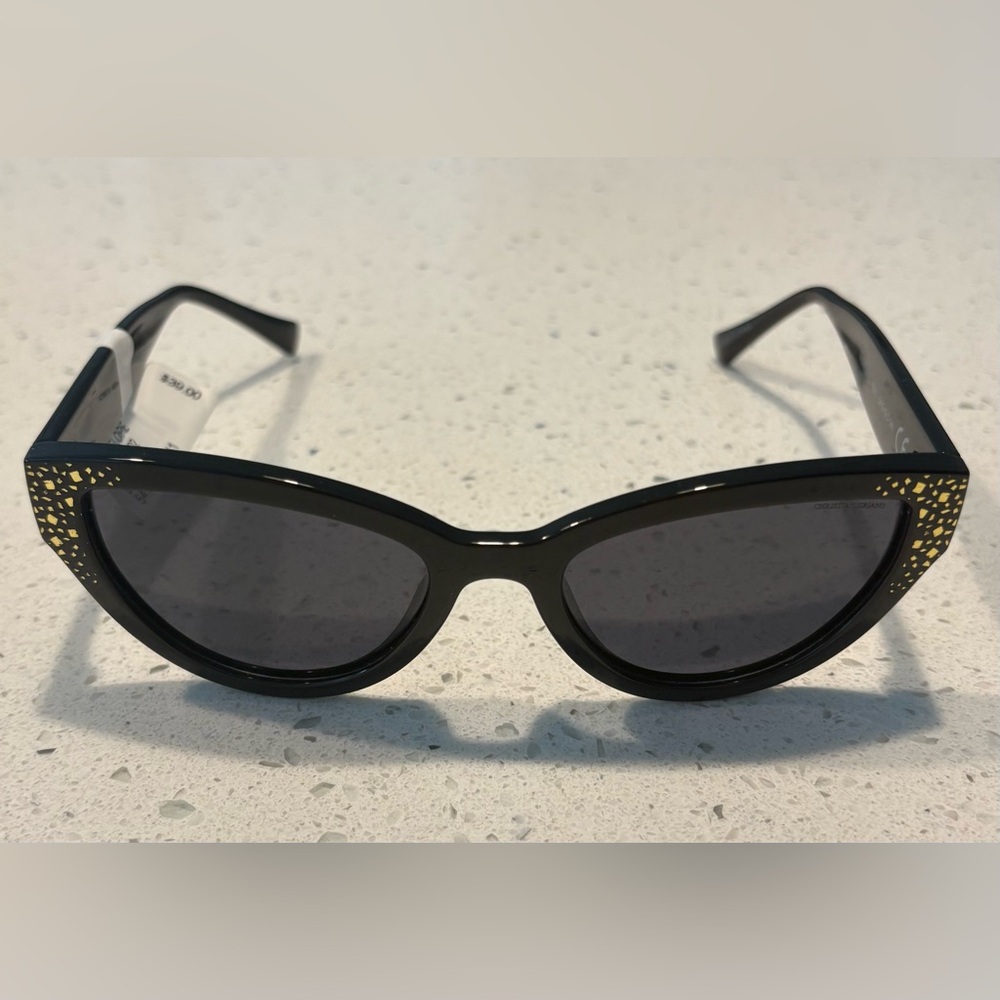 Christian Siriano Rx'able Womens Sunglasses, Penelope, Black, 54.5-19.0-141